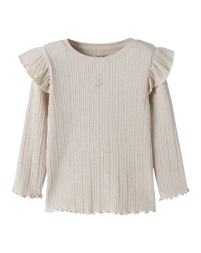 Name it - NMfNinna Slim Top - Peyote Melange